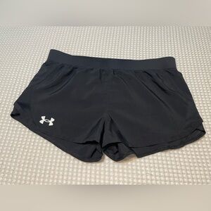Under Armour Girl's Athletic Black Shorts